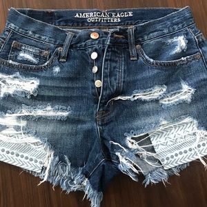 High waisted shorts